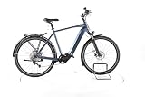 HERCULES E Bike Edison Sport I-10 Trekking E-Bike Herren 28 Zoll Elektrofahrrad, Shimano 85 Nm 630 Wh, 10 Gänge, Hydraulische Scheibenbremse 185-200 cm blau (Generalüberholt)