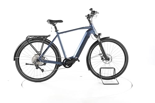 HERCULES E Bike Edison Sport I-10 Trekking E-Bike Herren 28 Zoll Elektrofahrrad, Shimano 85 Nm 630 Wh, 10 Gänge, Hydraulische Scheibenbremse 185-200 cm blau (Generalüberholt)