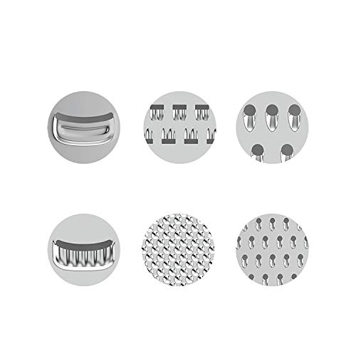Ralador inox com 6 Faces de 8'' Vermelho, PRP5340-Vm, Euro Home