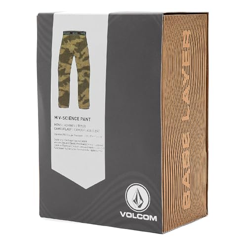 Volcom Calça masculina V-Science com camada de base térmica de peso médio, Camuflagem, PP