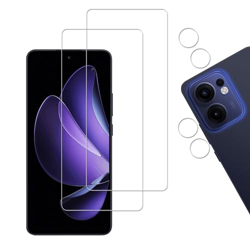 HUAKE ���Y�Ɏq�f�ސ� OPPO Reno13 A �p �K���X�t�B���� �J�����t�B���� ���� �K���X �t�� �ی� �t�B�����y2���{2���z