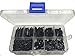LU-CC 180Pcs M3 Black Nylon Spacers Hex Nut Screw Stand-Off Plastic Accesories Assortment Kit for FPV Drone Quadcopter Building PC PCB Motherboard Standoffs