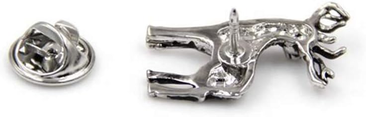 Standing Stag Deer Hunting Shoot Stags Game Brooch Lapel Pin