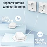 Wireless Charging Case for Air Pods Pro 1st 2nd Gen Only, Charger Case Compatible with Air Pod Pro 1/2 Generation, with Pairing&Sync Button(No Earbuds) - Image 2