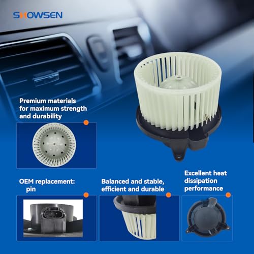Image of SHOWSEN PM9201 HVAC AC Heater Blower Motor with Fan for 2003-2007 Silverado