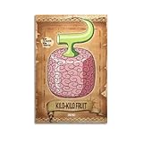 LMMZPUD KILO-KILO – Poster décoratif sur toile avec motif de fruits, décoration murale moderne pour chambre à coucher (50 x 75 cm)