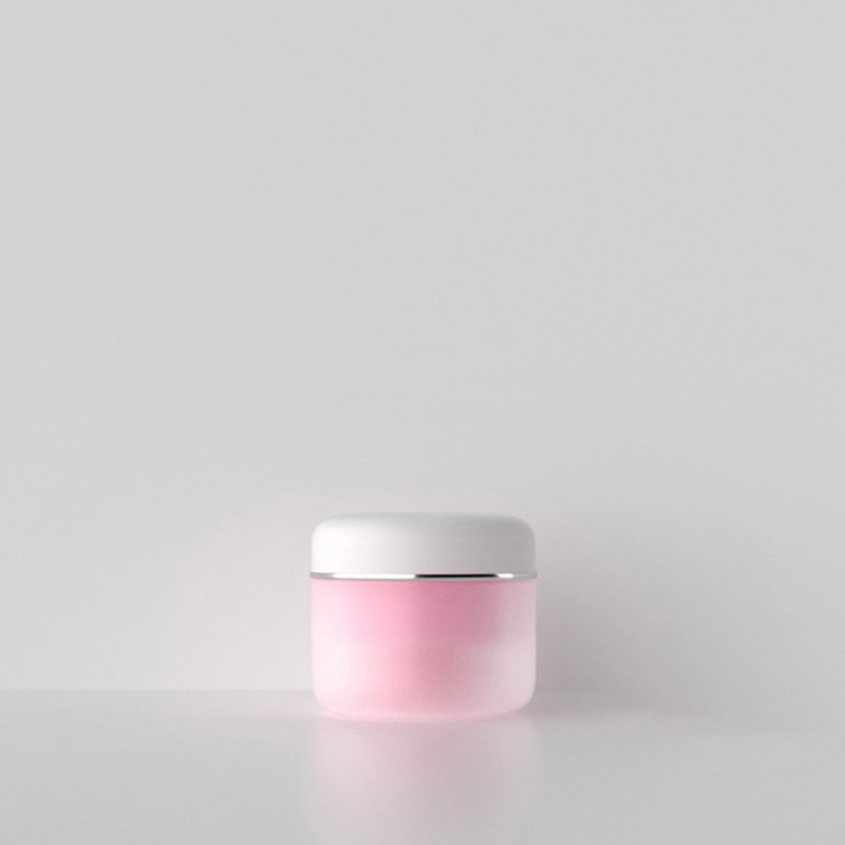 4pcs Pink PP Cosmetics Bottle 30g Travel Jar with Lid for Refilling