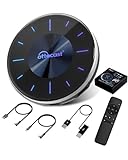 オットキャスト P3 Ottocast OttoAibox 新型カープレAIボックス 車内でYouTube ネトフリ Disney+再生 HDMI出力対応 前席道案内 リアモニター動画視聴 カープレイワイヤレス化 有線式CarPlay搭載車適合 Android12搭載 8+128GB リモコンセット 公式店 技適取得済み品