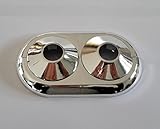 Photo Gallery 5 pezzi doppio rosone cromato – 25 – 26 mm Photo Gallery 5 pezzi doppio rosone cromato – 25 – 26 mm