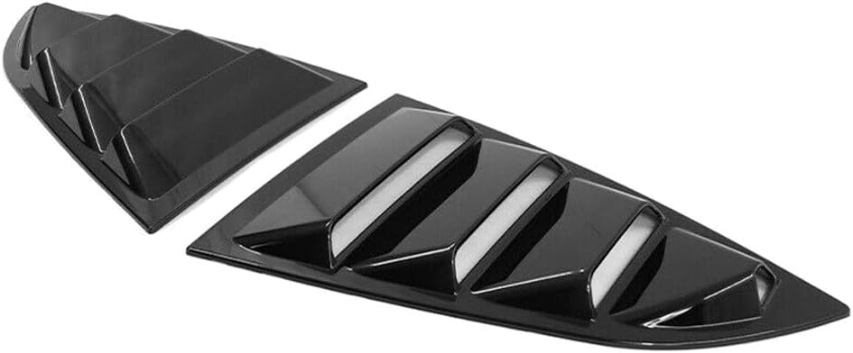 2pcs Side Window Louver Cover for Subaru for Toyota for GR86 2022-2023 Unpainted Black Unfinished Wdl TY8622IK-pc