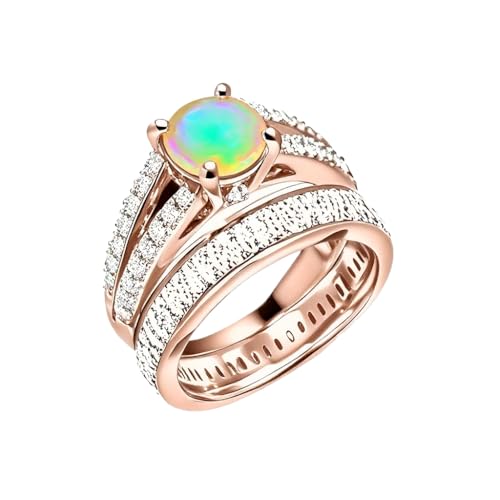 10K/14K/18K White Yellow Rose Gold 1-5 Carat IGI Certified Gem Personalized Engagement Wedding Ring Set Size 3-15 for Women3