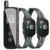 Heaflex Electric Dog Training Collar with a 2600FT Remote Range, Rechargeable and Waterproof, Features 3 Training Modes and Security Lock for Dogs of All Breeds and Sizes