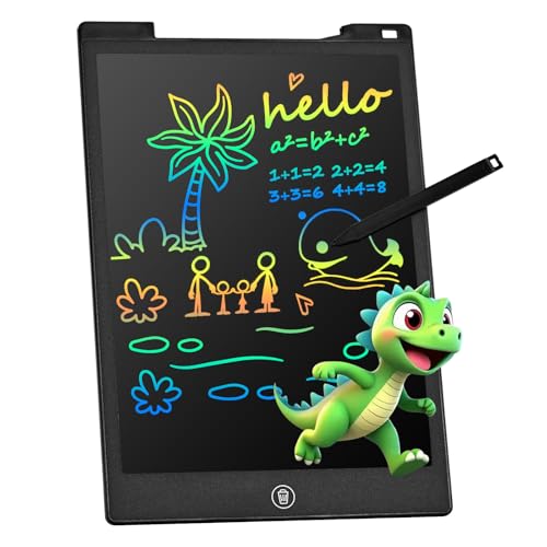 Tavoletta Grafica LCD Scrittura,PINKCAT 12 Pollici Lavagna da Disegno Digitale Portatile Ewriter Cancellabile Disegno Pad Writing Tablet per Bambini Adulti della Casa Scuola Esterno Ufficio
