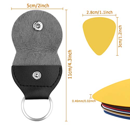 Médiators pour Guitare, 10 pcs Plectre de Guitare avec 2 pcs Sac de Médiator en Cuir Médiator Coloré pour Guitare… - Les Beatles, Paul McCartney, John Lennon, RIngo Starr, George Harrison Médiators pour Guitare, 10 pcs Plectre de Guitare avec 2 pcs Sac de Médiator en Cuir Médiator Coloré pour Guitare… – Image 8