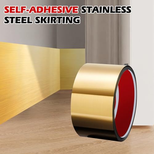 2Pack 4 x 34inch Self Adhesive Door Kick Plate Stainless Steel Kick Plate for Bottom of Door, Kick Plates for Exterior Doors Scratch Resistant No Drill for Interior, Exterior Doors by EVERDIJ - Image 3