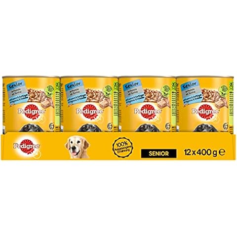 Pedigree Hundefutter Nassfutter Senior Lamm & Geflügel in Pastete Cover