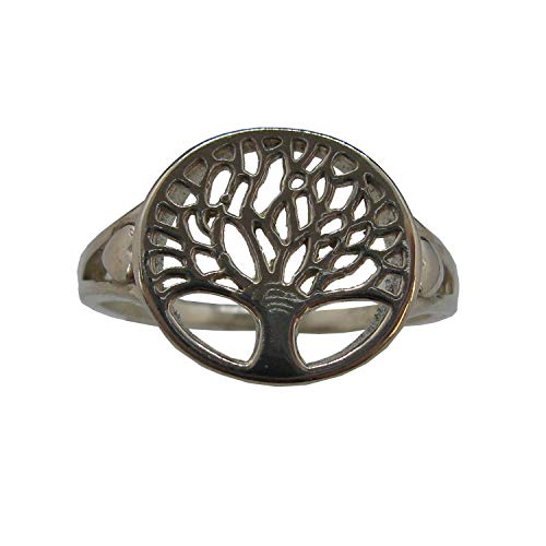 Bague Arbre de la Vie argent 925 femme bijou symbolique ajustable R002140