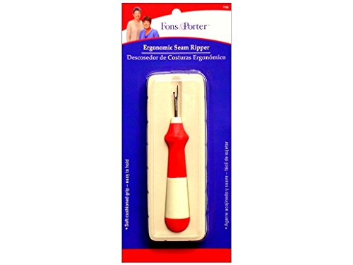Fons & Porter Ergonomic Seam Ripper, Red