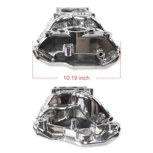 JGhyperX 7501 52026 Dual Plane Air-Gap Intake Manifold for SBC V8 Polishing by JGhyperX - Used condition - Image 3
