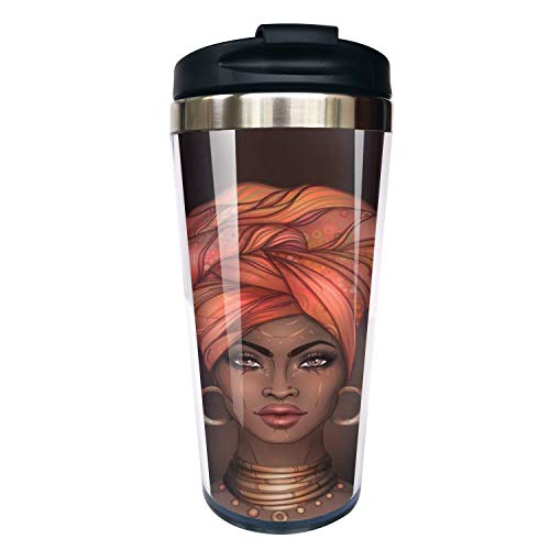 Hasdon-Hill Funny Travel Mugs For Women Men Cute African American Women Coffee Mug, Stainless Steel Mug For Birthday Friends Gifts 12 Oz Hasdon-Hill Funny Travel Mugs For Women Men Cute African American Women Coffee Mug, Stainless Steel Mug For Birthday Friends Gifts 12 Oz