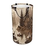 Grande capacité : taille 68,6 x 40,6 cm (L x l), le grand panier à linge peut facilement accueillir les vêtements de la famille