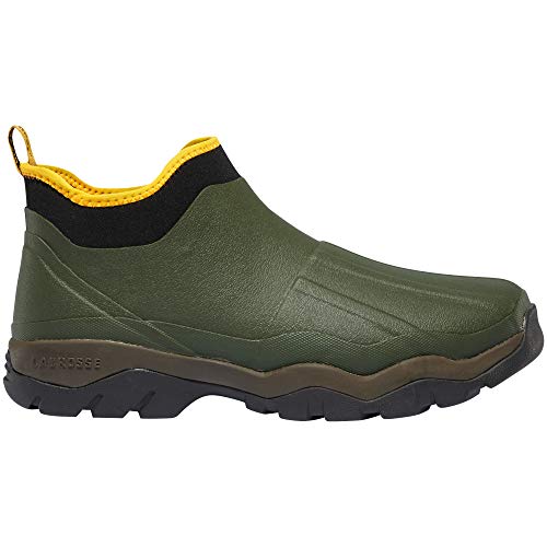 LaCrosse Men's 612440 Alpha Muddy 4.5" Waterproof Outdoor Boot, Green - 11 M
