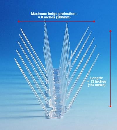 Plastic Spikes 10 year Guarantee 3 in a pack