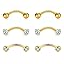 6 -Gold 3 pairs