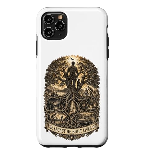 Legacy Lives On Father Tree Roots �r���e�[�W �t�@�~���[ ���� �X�}�z�P�[�X iPhone 11 Pro Max �p