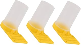 IWOWHERO 3pcs Bee Feeders for Hives Beekeeping Water Dispenser Bee Water Feeding Cup Bees Water Feeder Bee
