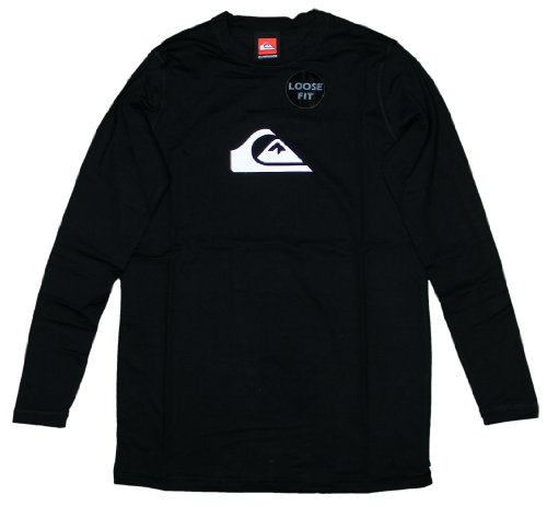 Quiksilver Big Boys' Solid Streak Ls Surf Shirt - Black - 8 #TOP22