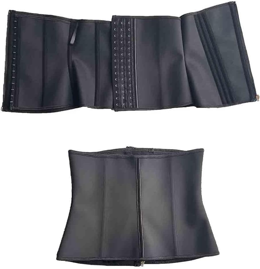 [PACMQKUM] レディースウエストベルト、二重層ボディシェイパー、ウエストシェイピング、ジッパーバックルボディシェイピングベル