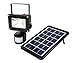 Produktbild MCTECH® 10W LED SMD Strahler Kaltweiß Garten und Weg Solarpfosten-Leuchten Solar Fluter Außenleuchte Flutlicht Solarleuchte mit PIR Bewegungsmelder Wasserdicht Aluminiumkörper (10W Kaltes Weiß)