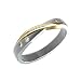 JewelsForum Bague D'Anniversaire De Mariage En Diamant Simulé En Argent Sterling Plaqué Or 14 Carats 0,20 Cts
