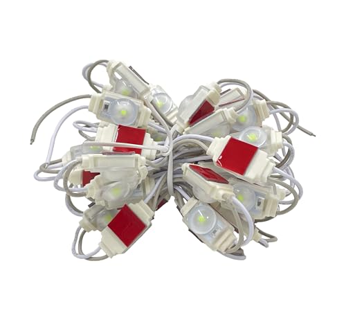 Image of Green Mini LED Module DC12V 0.36W for Lightbox Letter Advertising Signs with Tape Adhesive Backside (200pcs Pack)