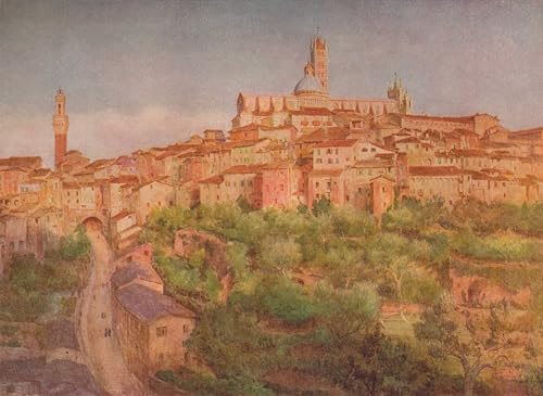 Affiche toile une sur une colline Walter Tyndale reproduction d'art portrait mural 60x90cm