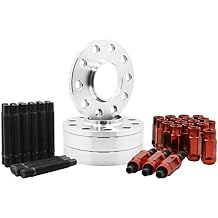 Venum wheel accessories Complete Kit 5x130 mm Hub Centric Spacers 15 mm & 30 mm Thick + 90 mm Stud Conversion + M14x1.5 Open End Red Lug Nuts