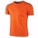 Kaerm Kids Boys Quick Dry Sportwear Round Neck Short Sleeve T-Shirts with Athletic Shorts Sports Swimwear Swimsuit Orange 14-15 Years