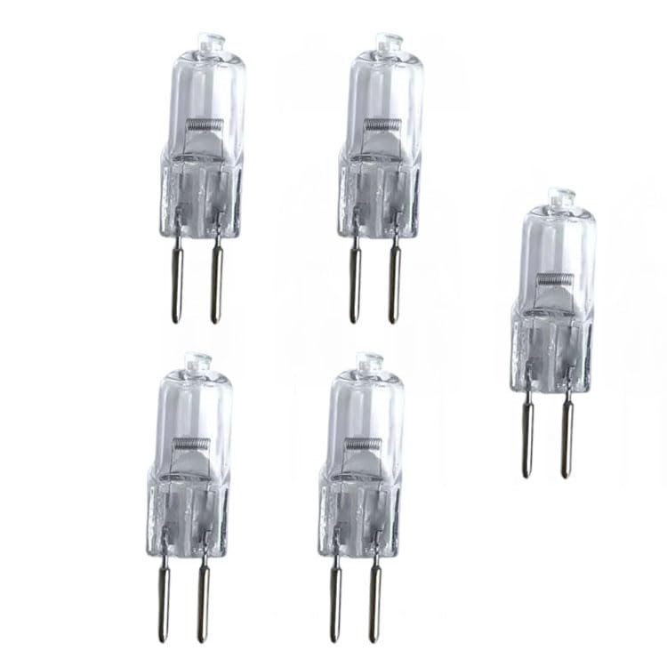 UGEFKMQ G5.3 24V 50W Halogen Light Bulbs 2 Pin GU5.3 Bi-Pin Base Halogen Capsule Bulb Dimmable Warm White 2700K,100W,20Pc