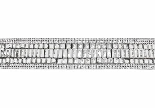Judith Leiber Couture, Baguette Deco Gems Belt, OS — view 4