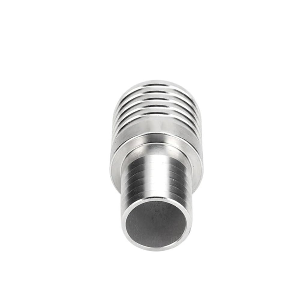 Connecteur de gaz SS304 robuste avec adaptateur cannelé mâle 22x12mm