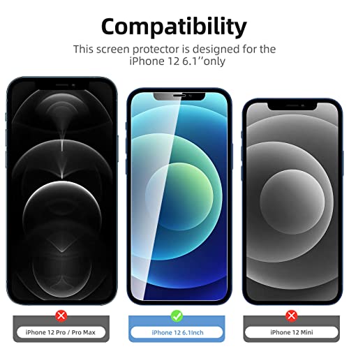 NEW'C 4 Pezzi, 2 x Pellicola Vetro Temperato per