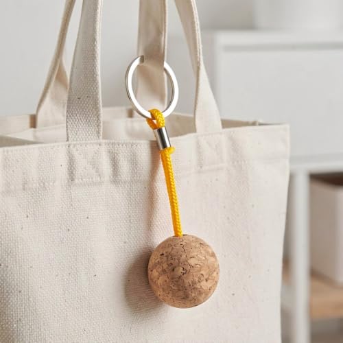 4 Pièces Porte-clés Flotteur de Bateau en Liège, Boule 40mm – vue 5