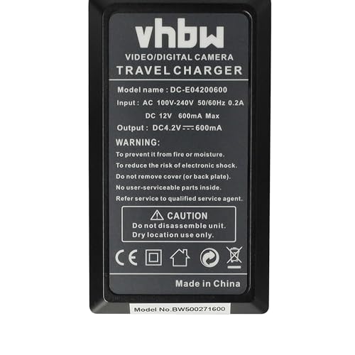 vhbw Chargeur de Batterie Compatible avec Pentax D-Li8 Batterie Appareil Photo Digital, DSLR, Action cam – vue 5
