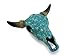 Mosaic Turquoise Steer Skull Wall Hanging
