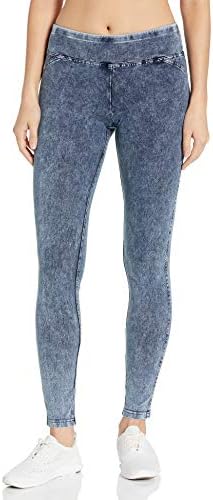 Andrew Marc Sport Women's Full-Length Legging, Deep Navy Wash, Large