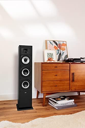 Bild 4 - Polk Audio Monitor MXT60 kompakter Standlautsprecher, HiFi und Heimkino Lautsprecher, Hi-Res Zertifiziert, Dolby Atmos und DTS:X kompatibel (Stück), Schwarz