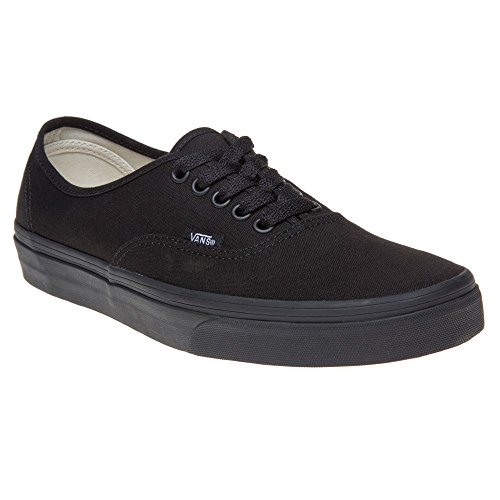 Vans Authentic Unisex Sneakers, Black/Black, 14.5 US Women/13 US Men