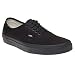 Vans Unisex Authentic Black/Black Sneaker - 13