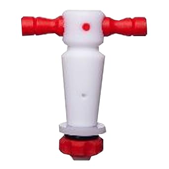 S181125 Synthware Stopcock Plug, Straight Bore, PTFE, Bore 2mm, Plug Size 11/25
